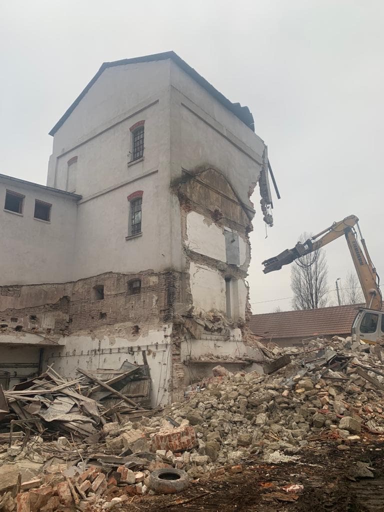 Hală industrială pre-demolare — proiect Demolex 2024
